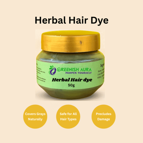 Organic herbal hair dye by Greenish Aura