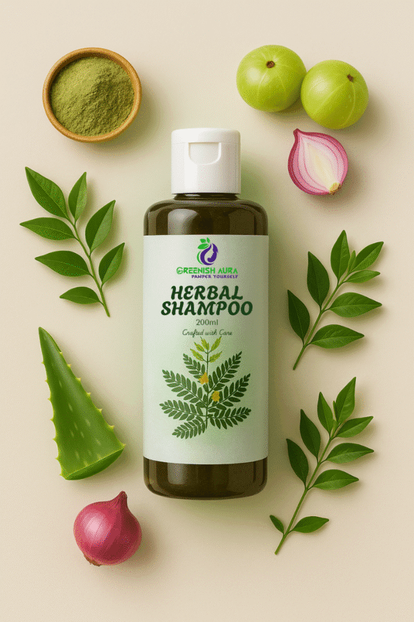 Herbal Shampoo – Natural Arappu Cleanser for Hair Growth & Scalp Health