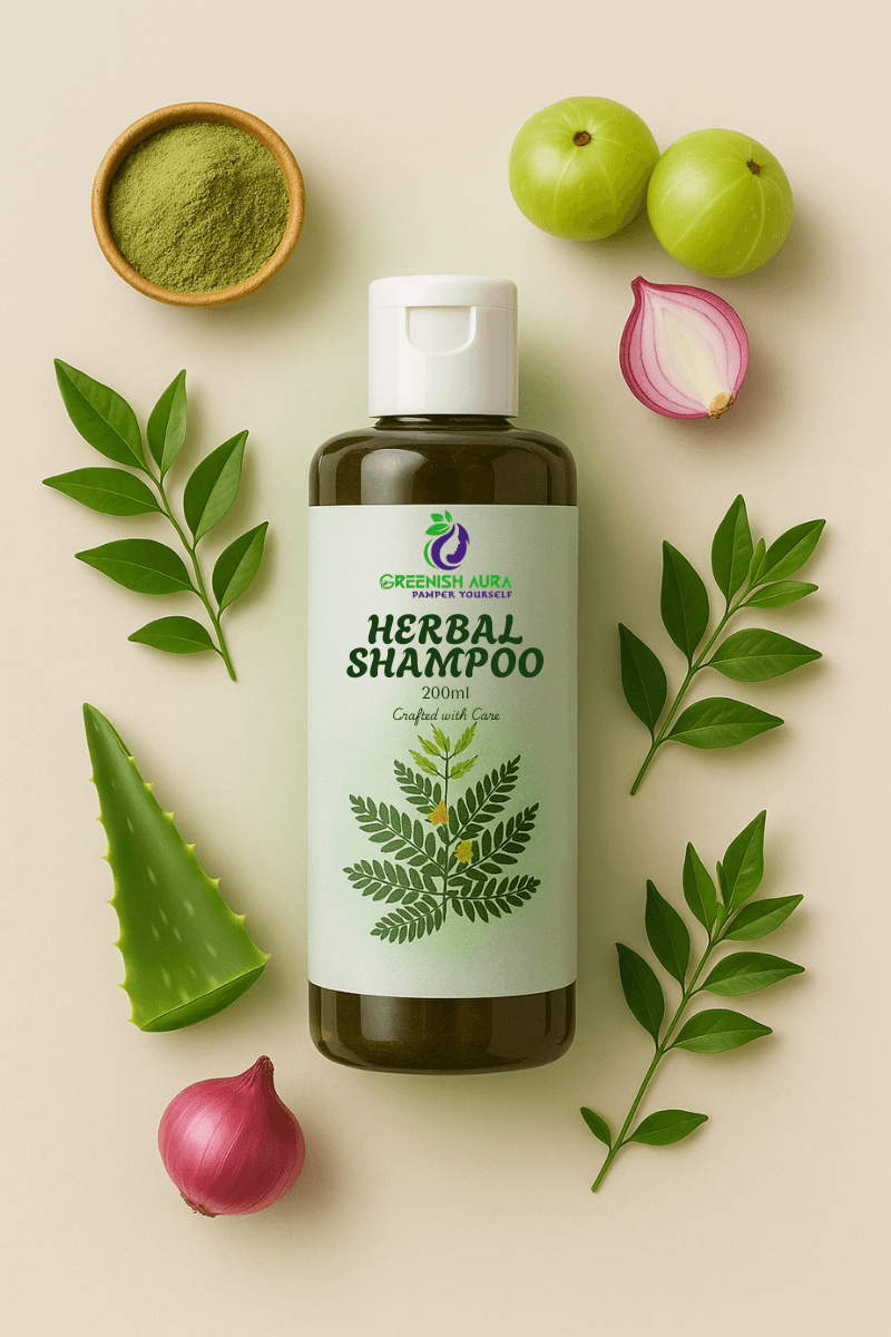 Herbal Shampoo – Natural Arappu Cleanser for Hair Growth & Scalp Health